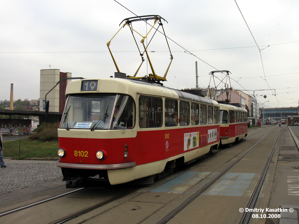 Прага, Tatra T3M № 8102