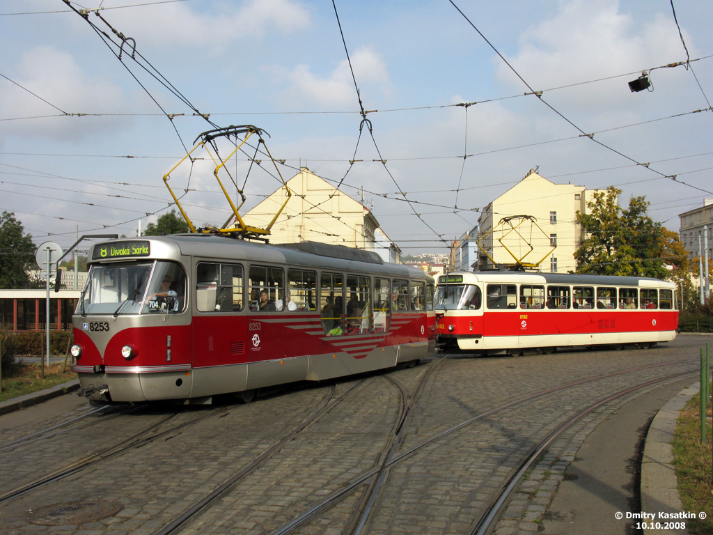 Прага, Tatra T3R.PLF № 8253