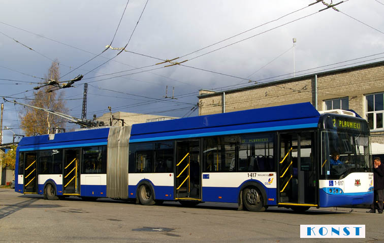 Рига, Solaris Trollino II 18 Ganz № 1-617