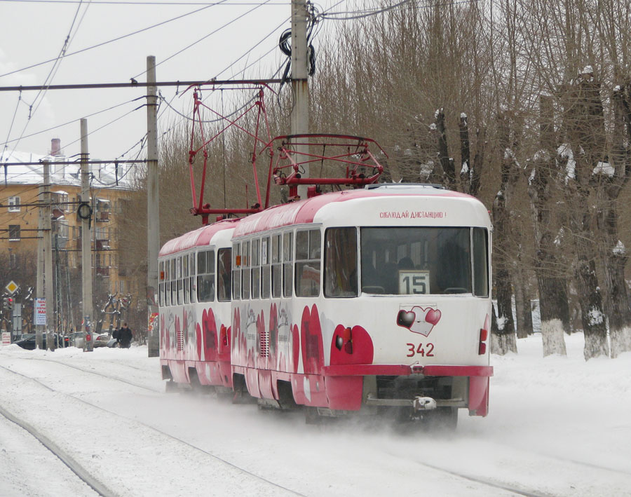 Екатеринбург, Tatra T3SU № 342