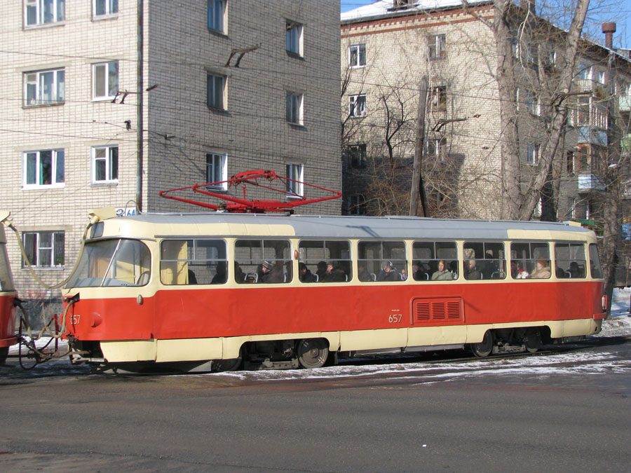 Екатеринбург, Tatra T3SU № 657