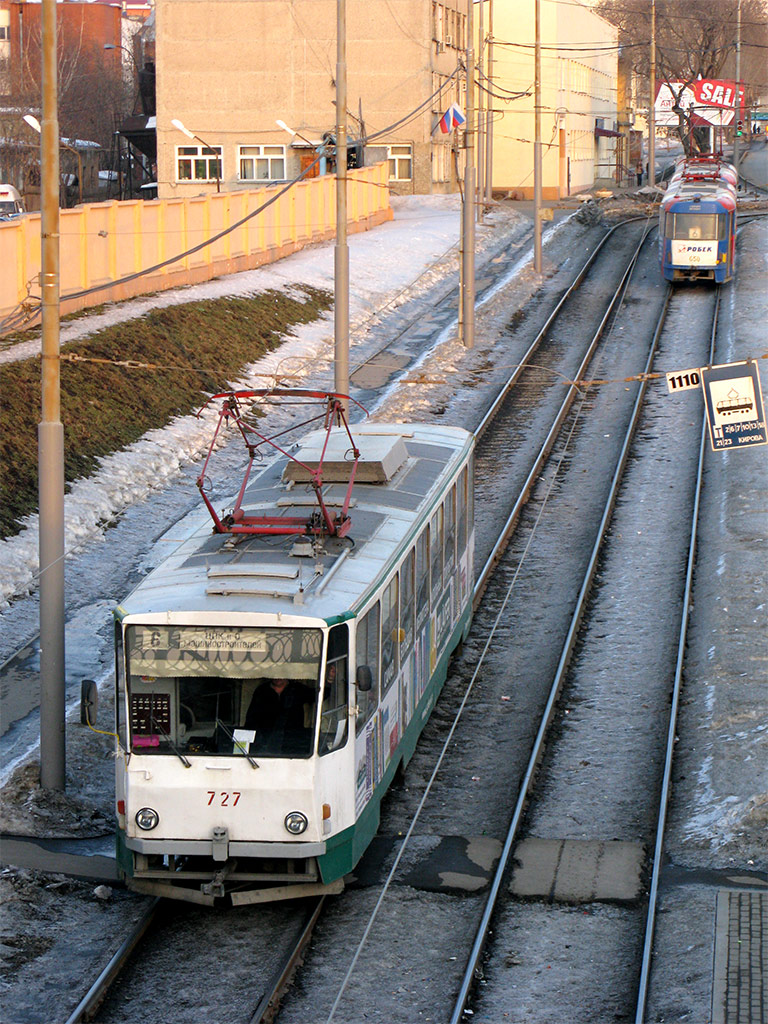 Екатеринбург, Tatra T6B5SU № 727