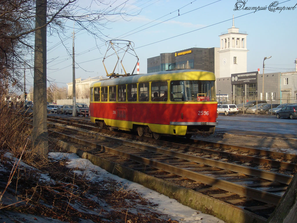 Волгоград, Tatra T3SU (двухдверная) № 2596