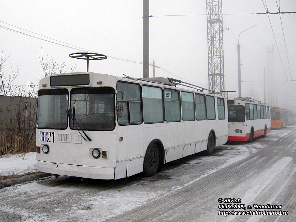 Челябинск, ЗиУ-682Г [Г00] № 3821