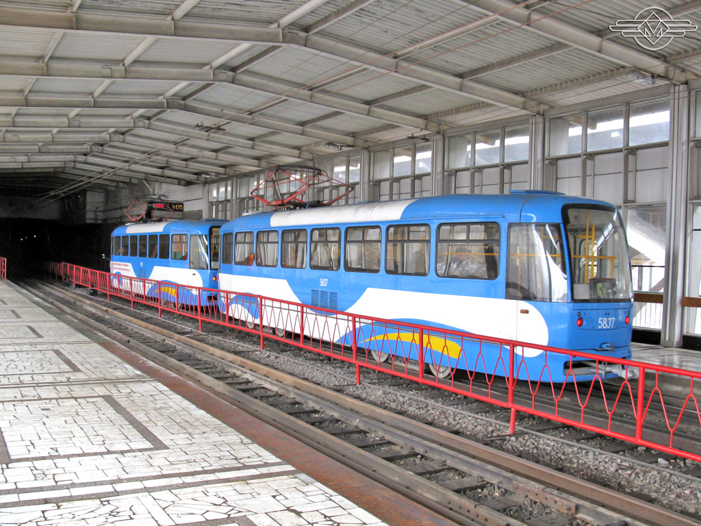 Volgograd, Tatra T3R.PV № 5836; Volgograd, Tatra T3R.PV № 5837; Volgograd — Tram lines: [5] Fifth depot — Tram rapid transit