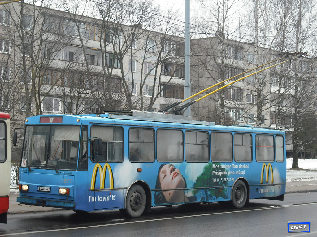 Вильнюс, Škoda 14Tr01 № 1577