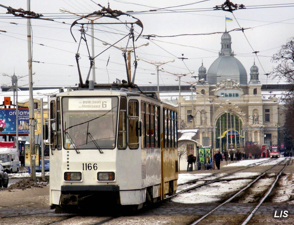 Львов, Tatra KT4D № 1166