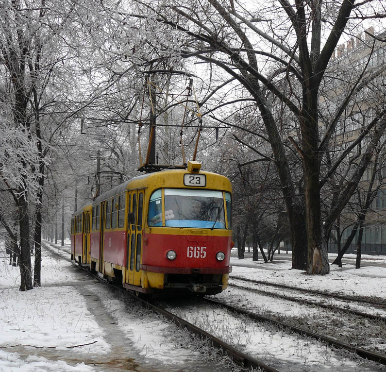 Харьков, Tatra T3SU № 665