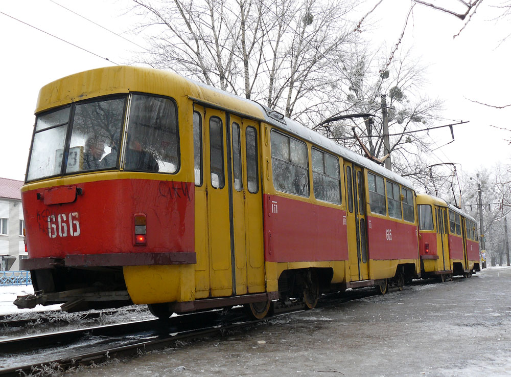 Харьков, Tatra T3SU № 666