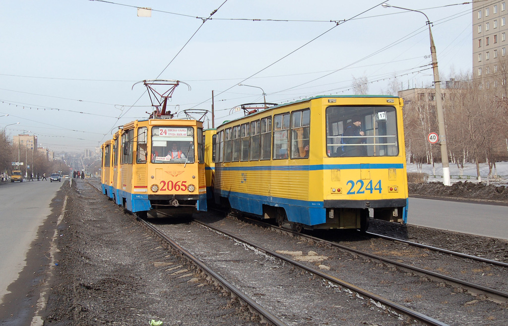 Магнитогорск, 71-605 (КТМ-5М3) № 2065; Магнитогорск, 71-605А № 2244