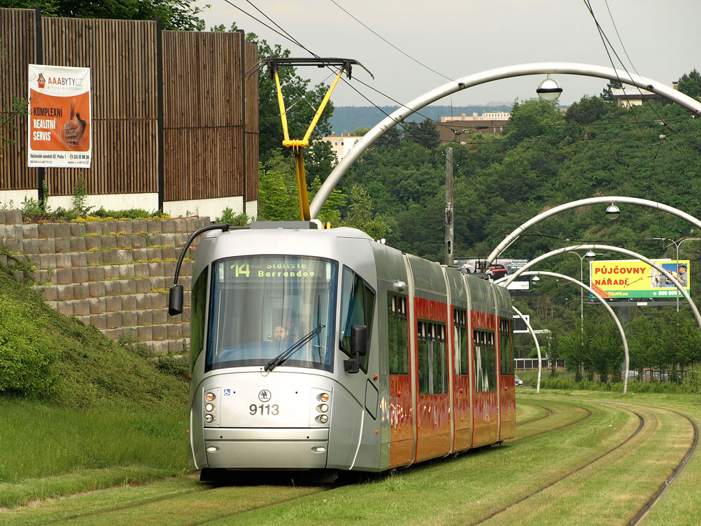 Прага, Škoda 14T Elektra № 9113