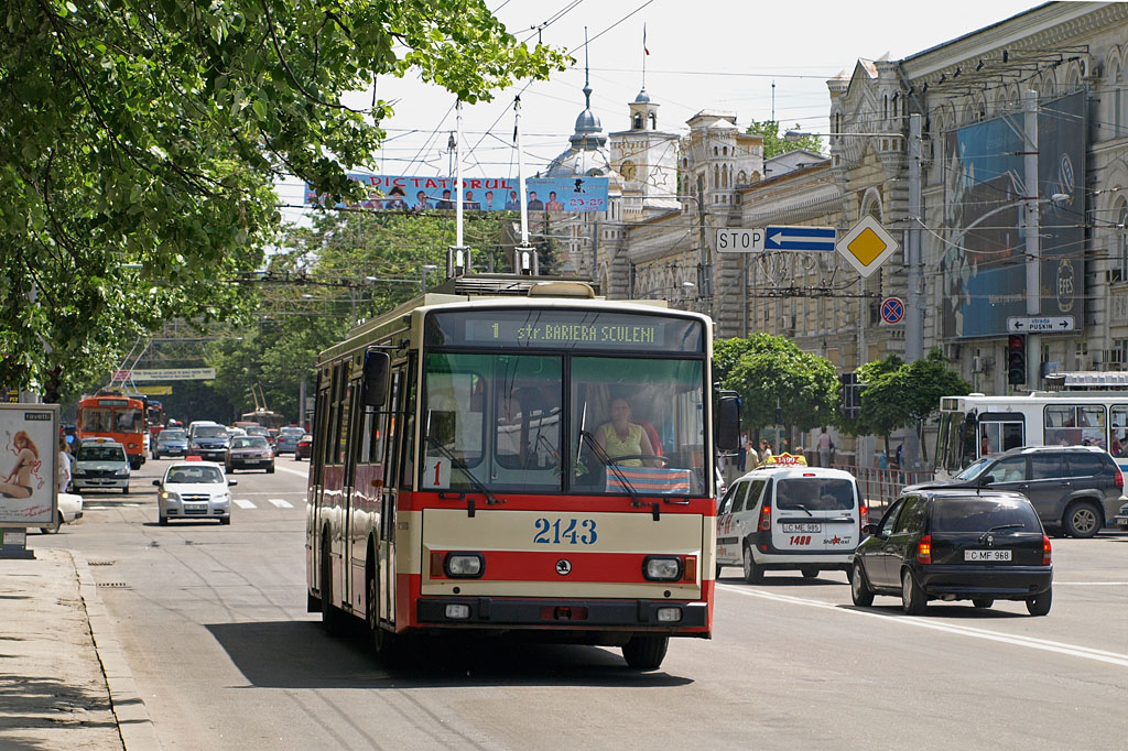 Кишинёв, Škoda 14TrDT/6M № 2143