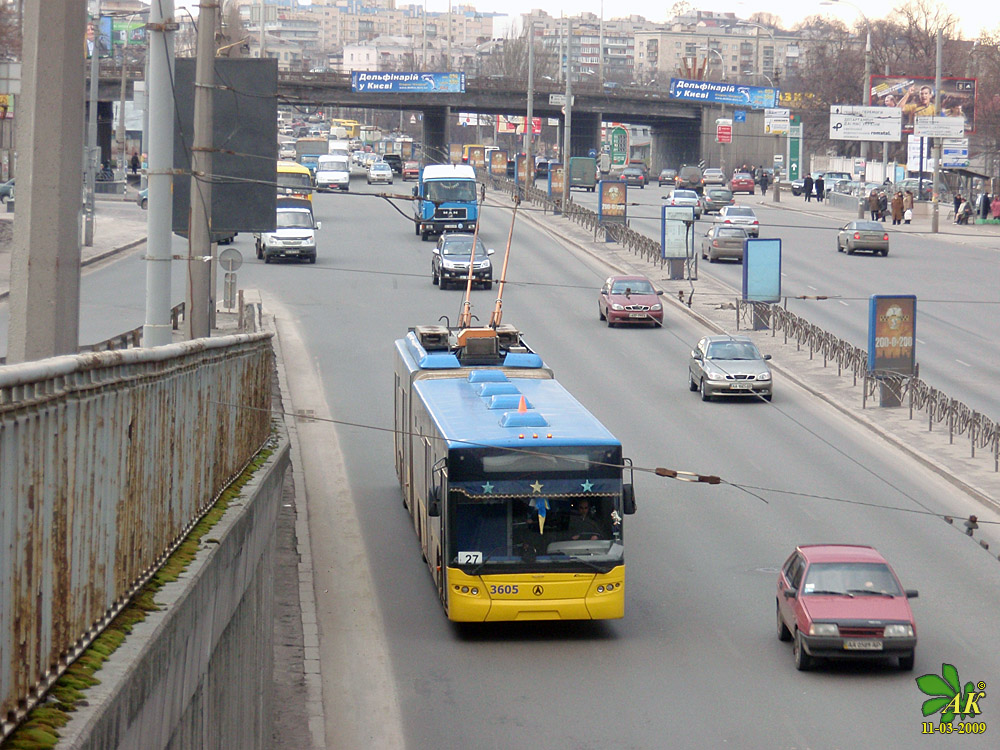 Киев, ЛАЗ E301D1 № 3605