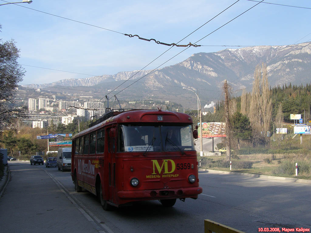 Крымский троллейбус, Škoda 9Tr16 № 5359