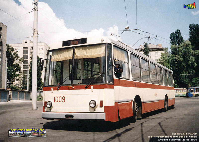 Киев, Škoda 14Tr89/6 № 1009