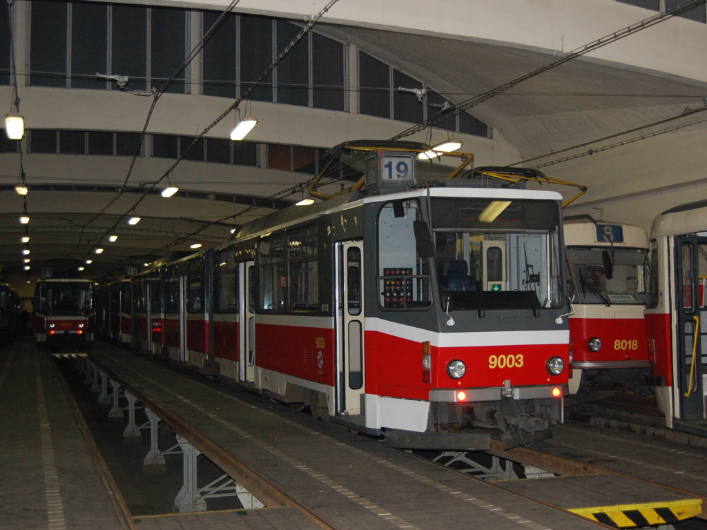 Prague, Tatra KT8D5 № 9003; Prague — Tram depots