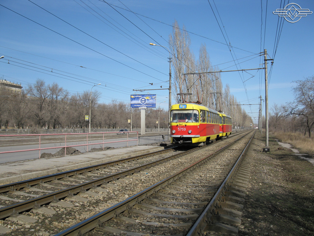 Volgograd, Tatra T3SU № 5759; Volgograd, Tatra T3SU № 5760