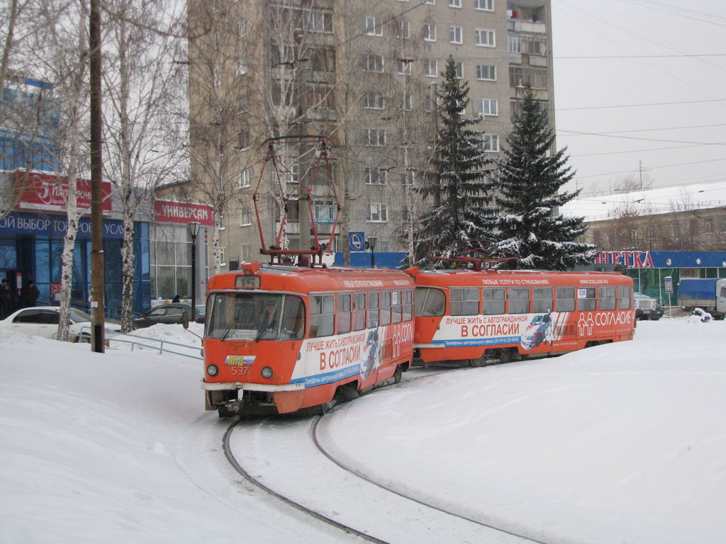 Екатеринбург, Tatra T3SU № 537