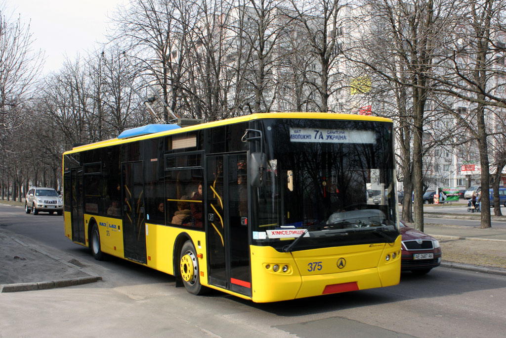 Черкассы, ЛАЗ E183D1 № 375