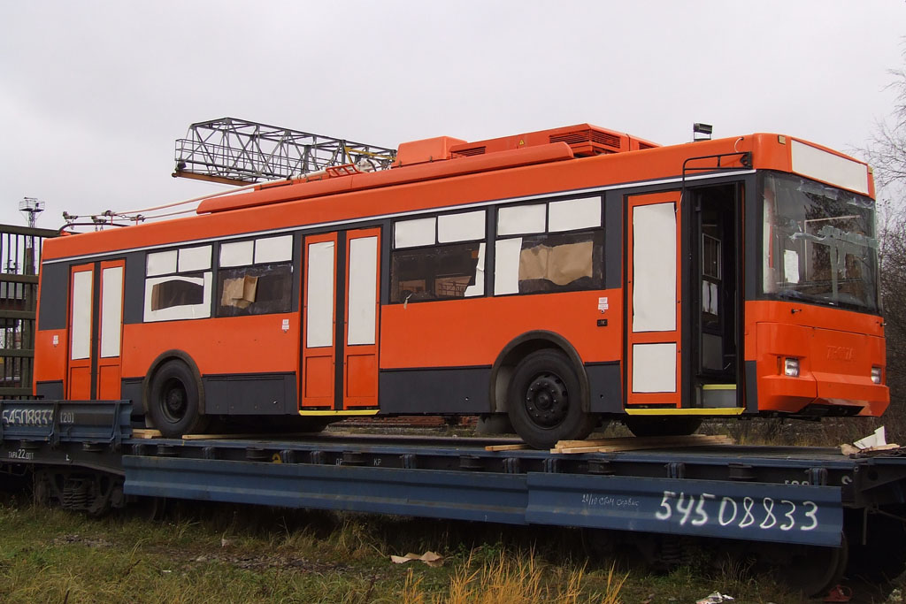 Тверь — 06.11.2008 — прибытие троллейбусов Тролза-5275.05 «Оптима»