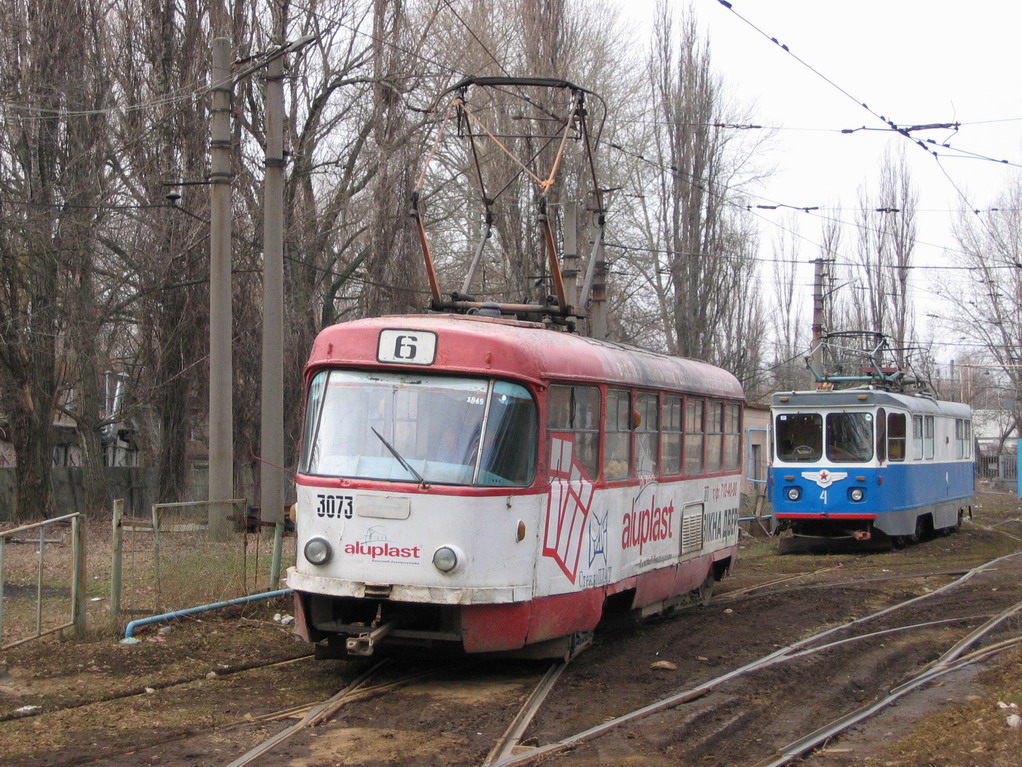 Харьков, Tatra T3SU (двухдверная) № 3073