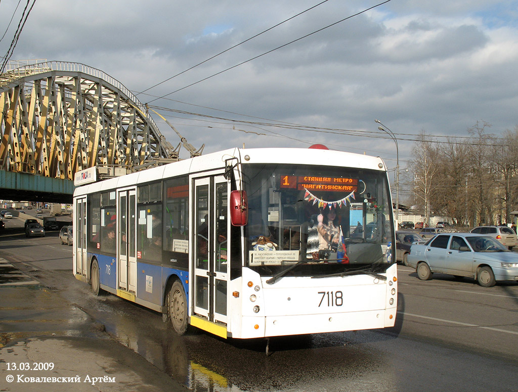 Москва, Тролза-5265.00 «Мегаполис» № 7118