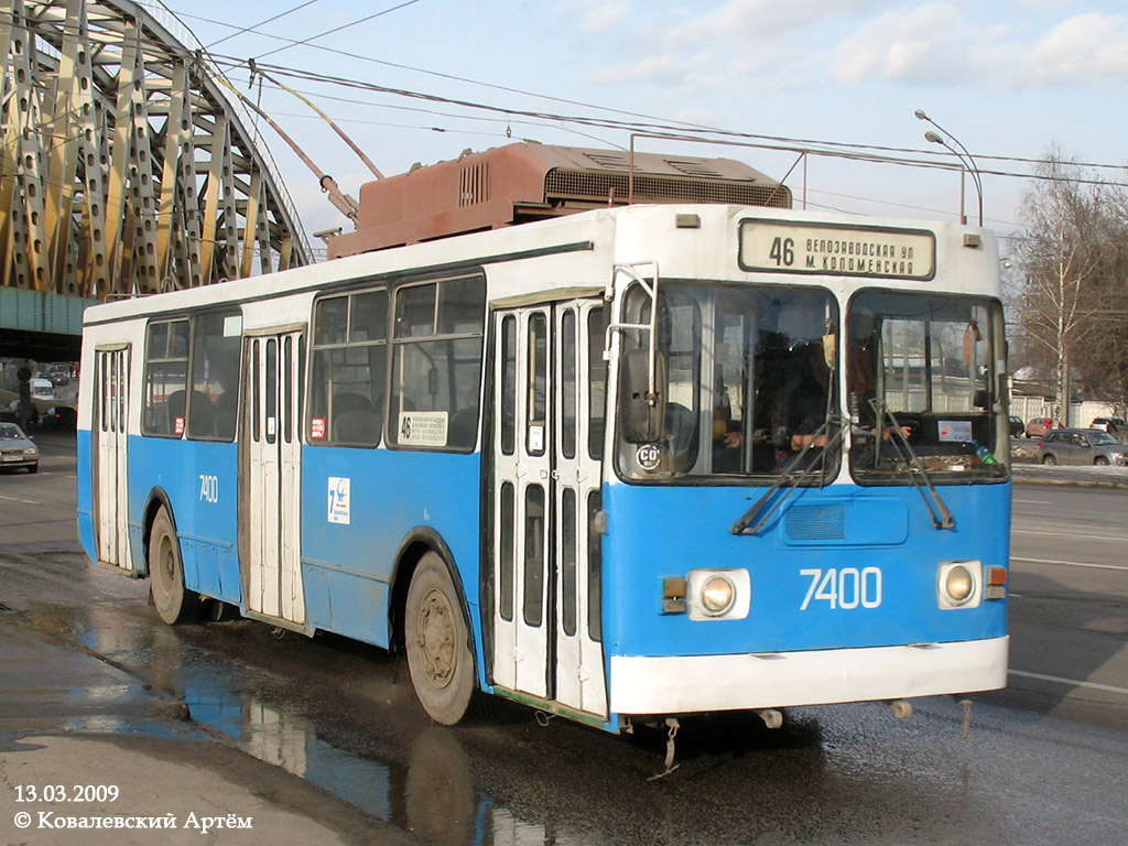 Москва, ЗиУ-682ГМ1 (с широкой передней дверью) № 7400