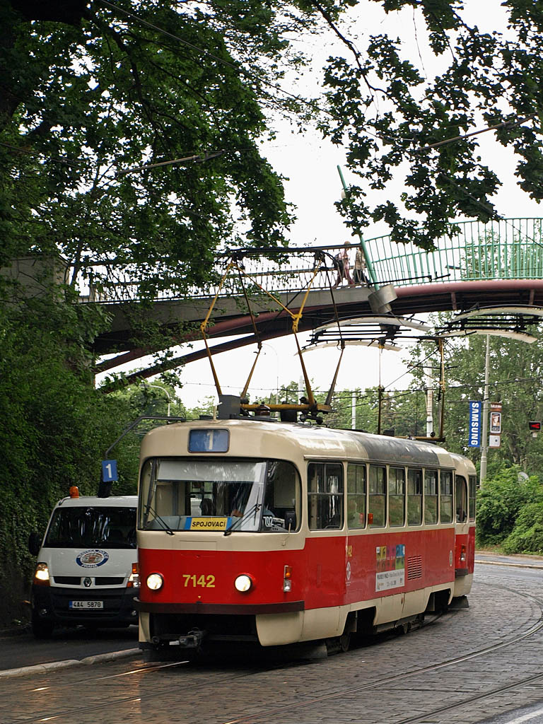 Прага, Tatra T3SUCS № 7142