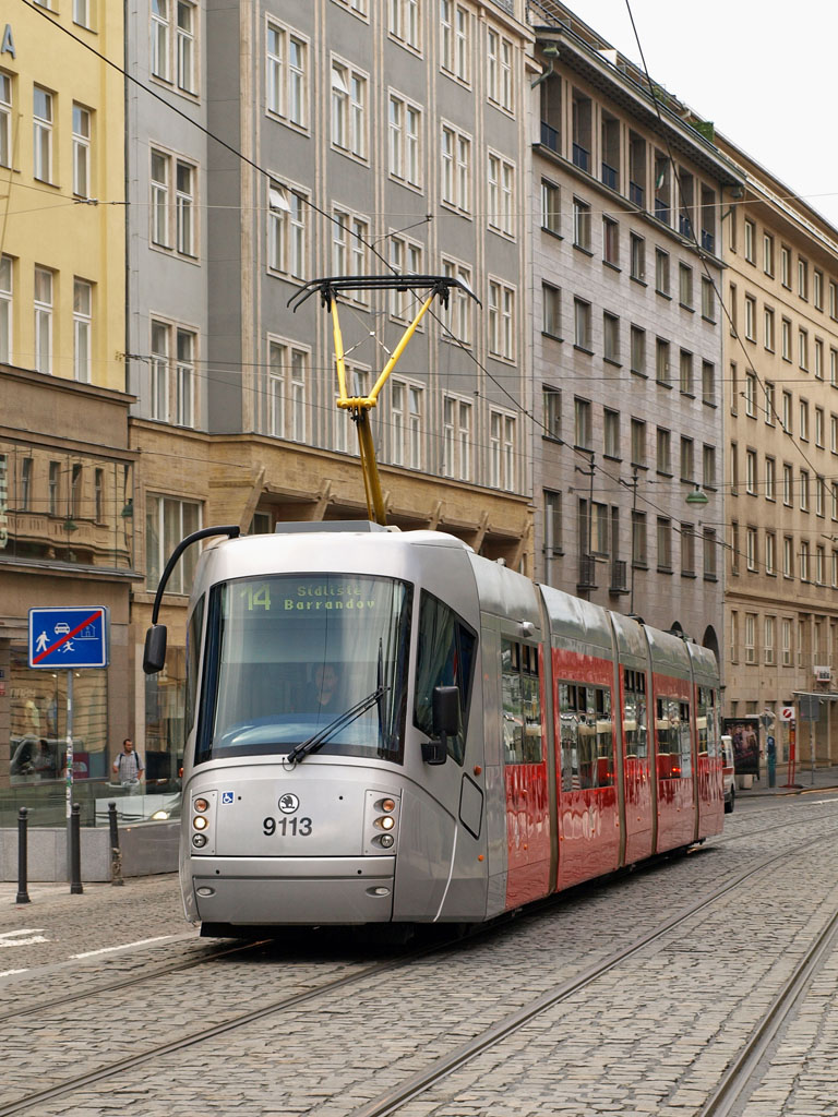Прага, Škoda 14T Elektra № 9113