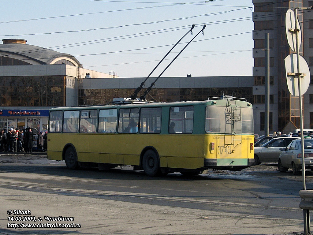 Челябинск, ЗиУ-682В-012 [В0А] № 3743