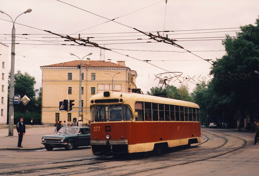 Архангельск, РВЗ-6М2 № 377; Архангельск — Старые фотографии (1992-2000)