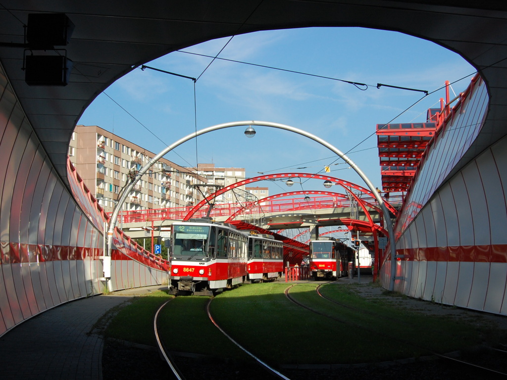 Прага, Tatra T6A5 № 8647