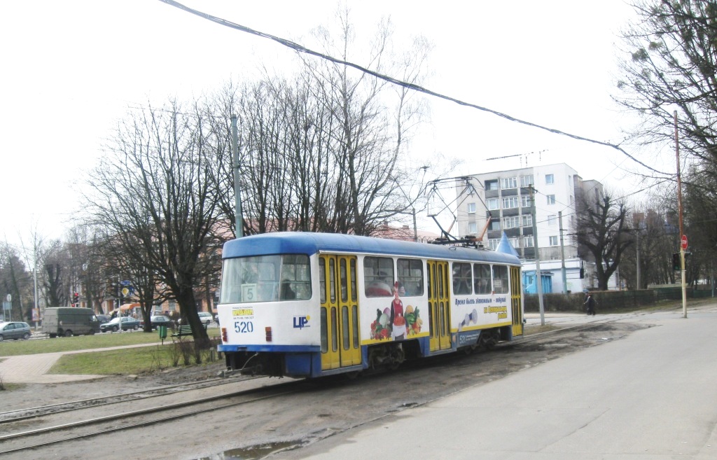 Калининград, Tatra T4D № 520
