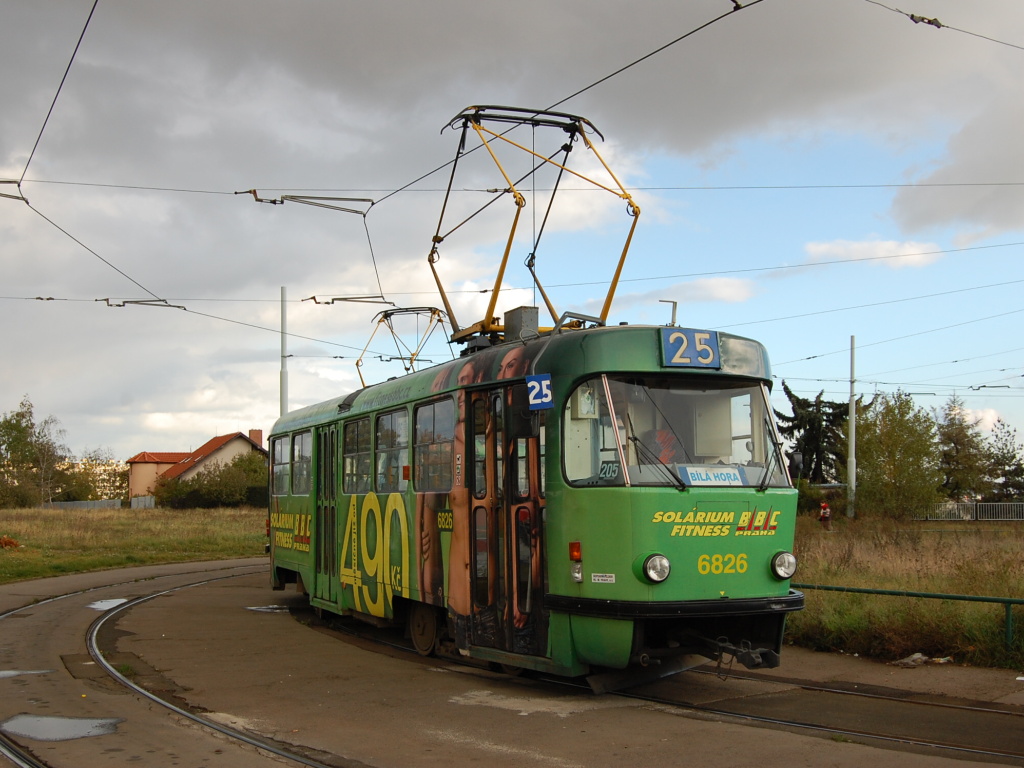 Прага, Tatra T3 № 6826