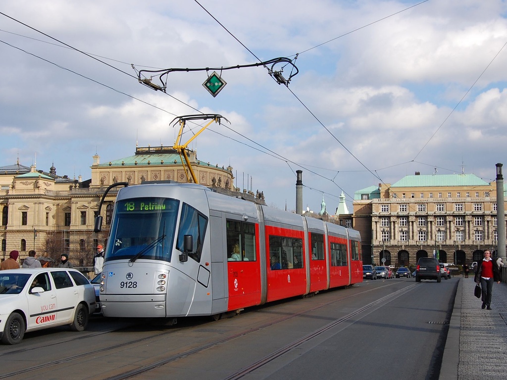 Prague, Škoda 14T Elektra № 9128