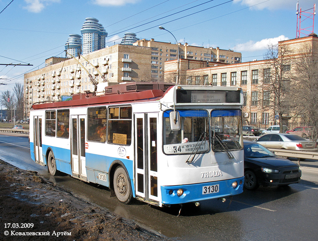 Москва, ЗиУ-682Г-016.02 (с широкой 1-й дверью) № 3130