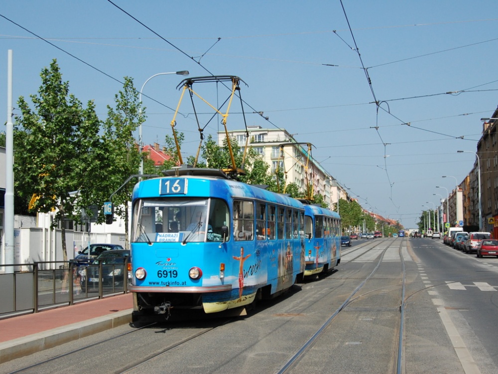 Прага, Tatra T3 № 6919