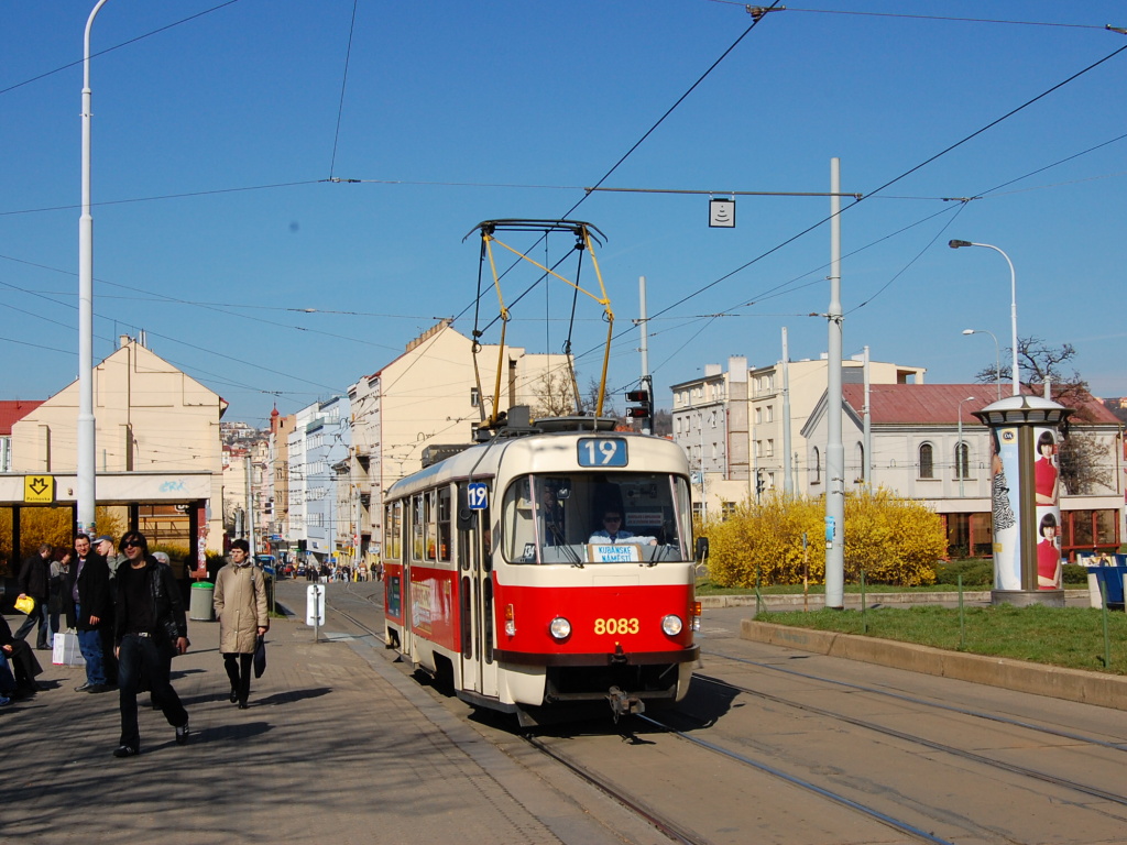 Прага, Tatra T3M2-DVC № 8083