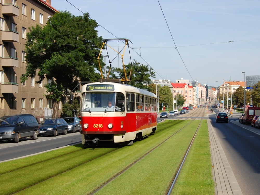 Прага, Tatra T3R.P № 8218