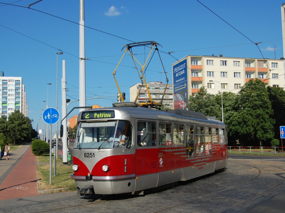 Прага, Tatra T3R.PLF № 8251