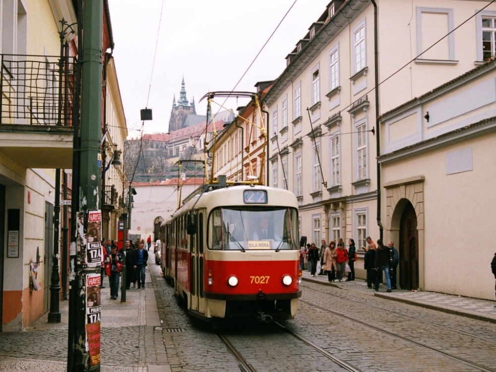 Прага, Tatra T3SUCS № 7027