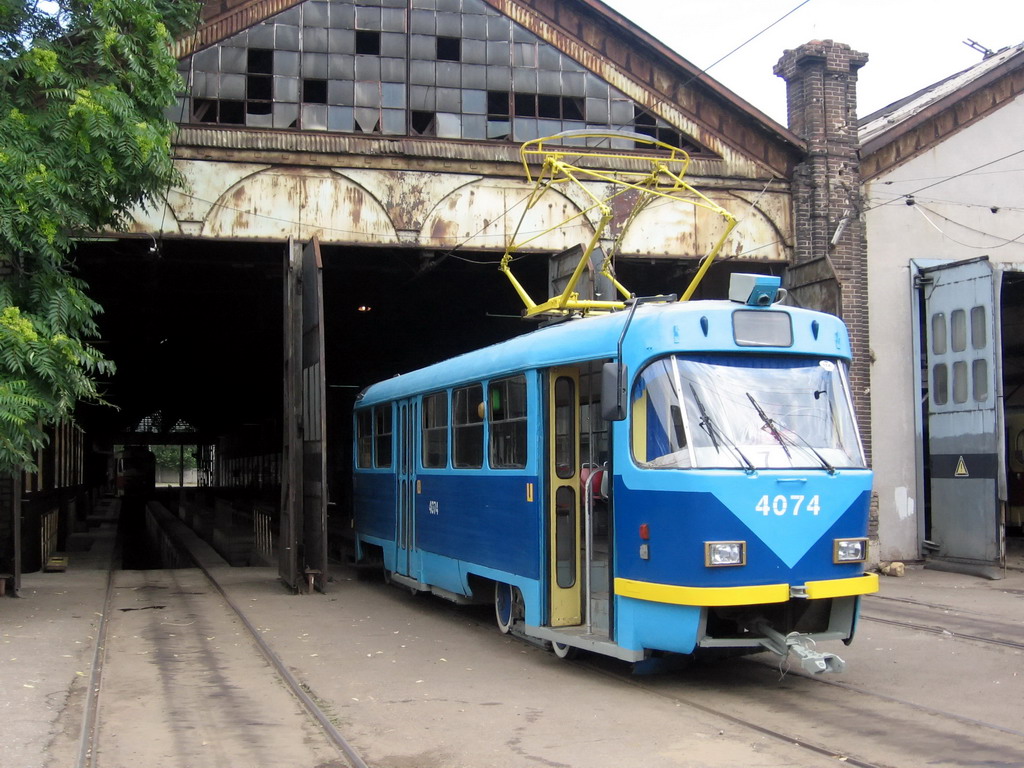 Одесса, Tatra T3SU № 4074