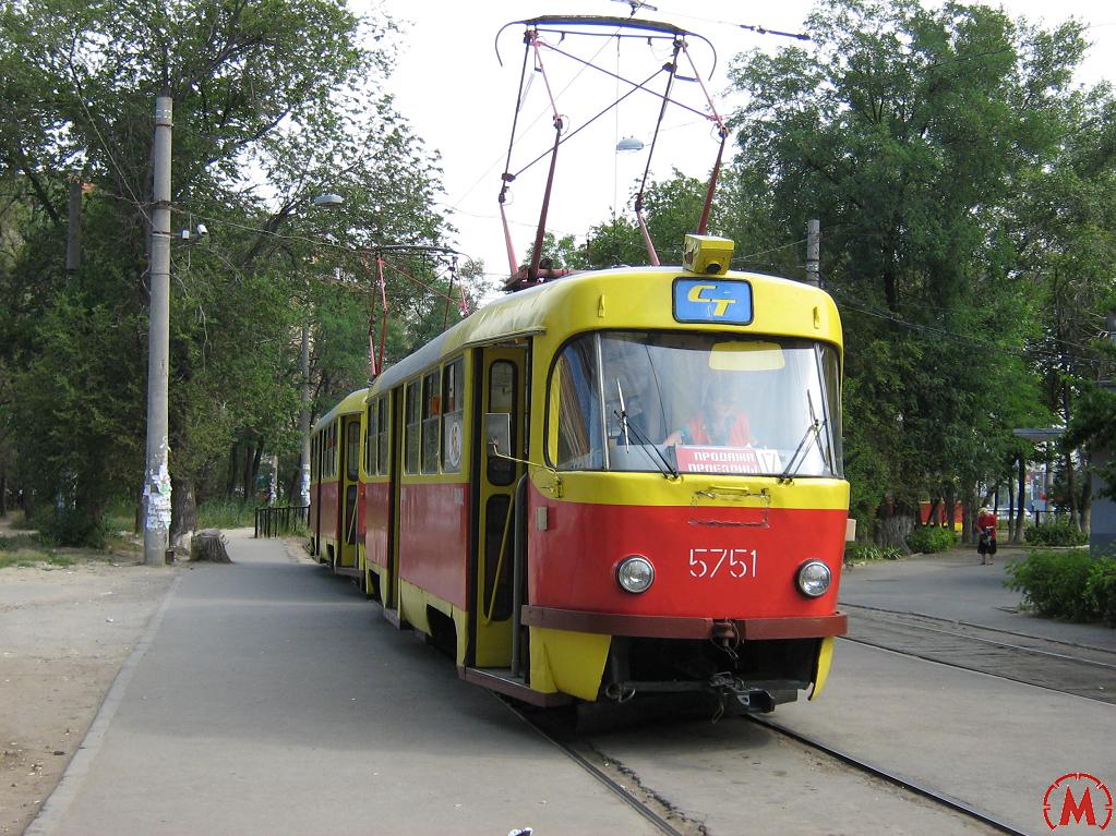 Wołgograd, Tatra T3SU Nr 5751; Wołgograd, Tatra T3SU Nr 5752