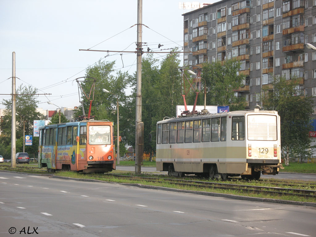 Cherepovets, 71-605 (KTM-5M3) # 116; Cherepovets, 71-608KM # 129