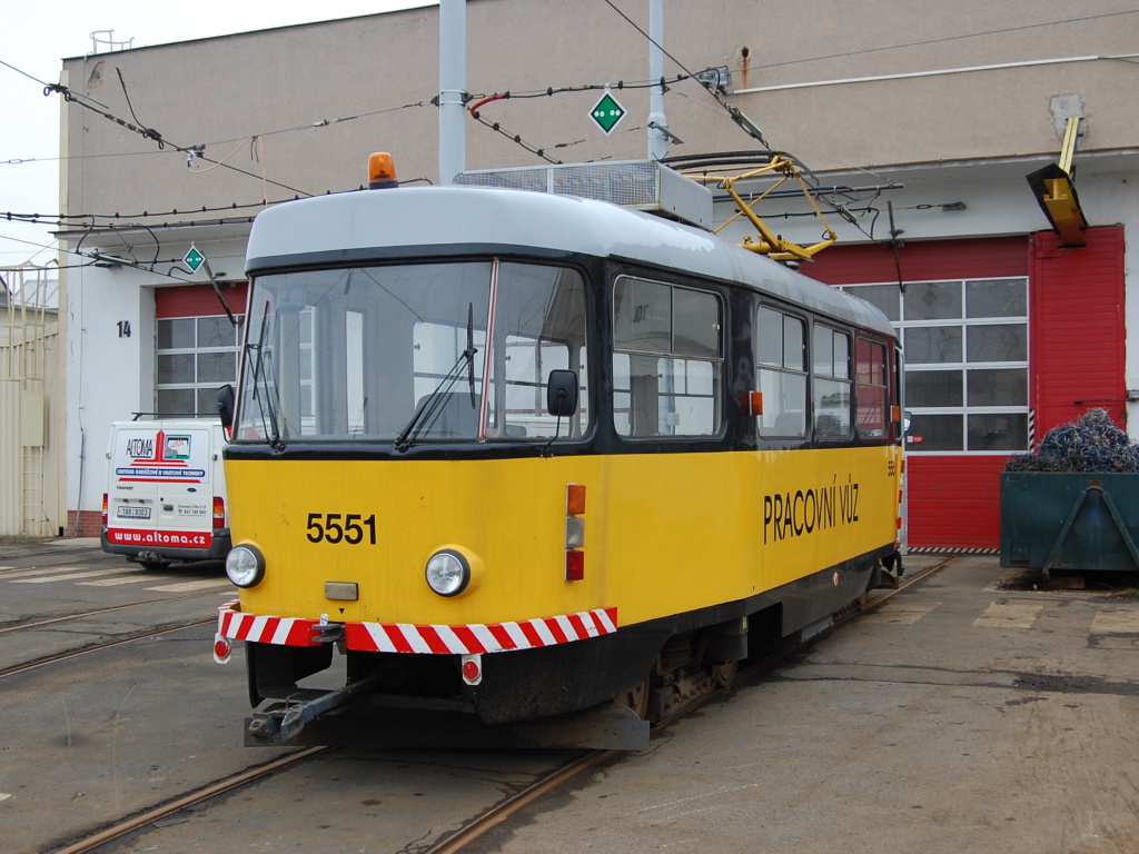 Прага, Tatra T3M № 5551