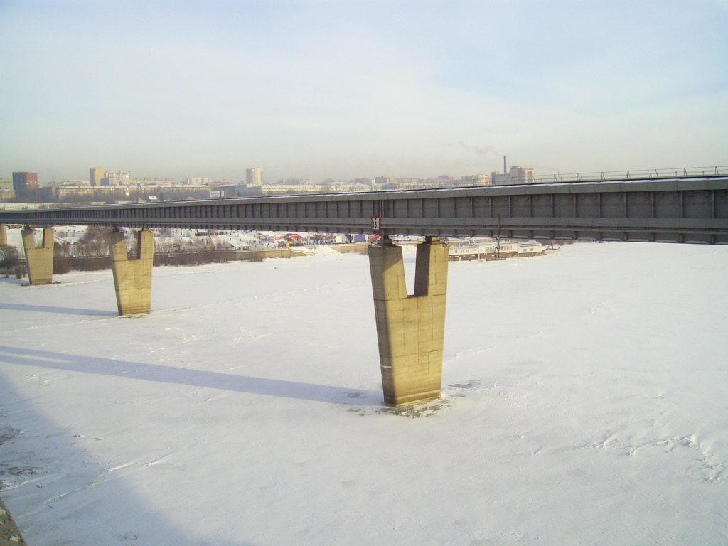 Новосибирск — Ленинская линия — метромост через Обь