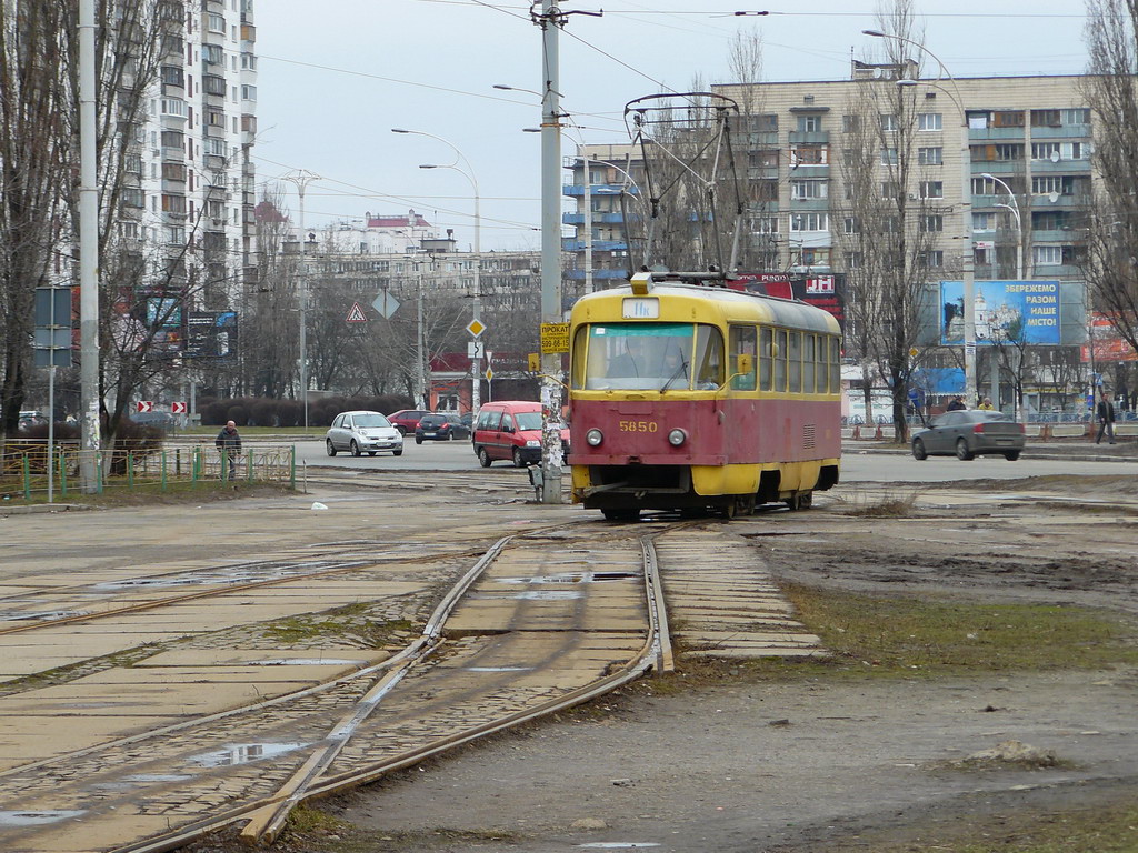 Киев, Tatra T3SU № 5850 Киев, Tatra T3SU № 5850