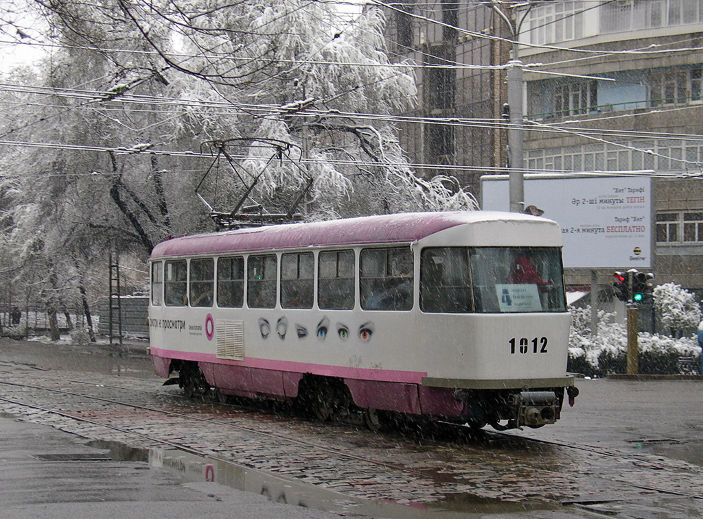 Алматы, Tatra T3D № 1012