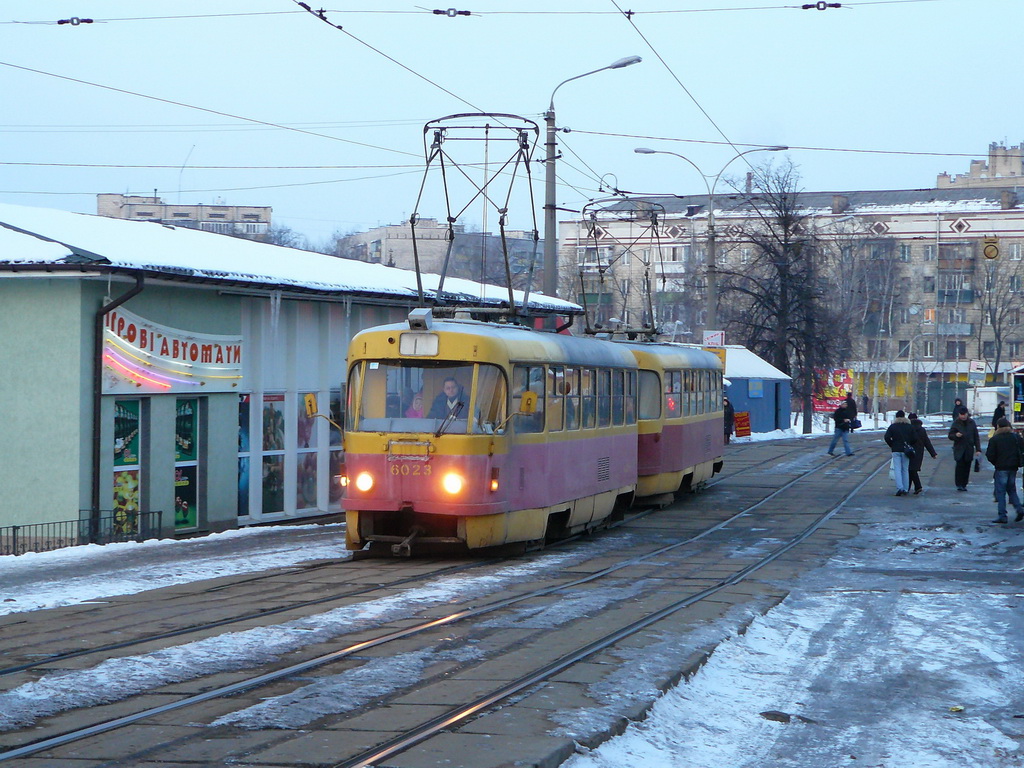 Киев, Tatra T3SU № 6023