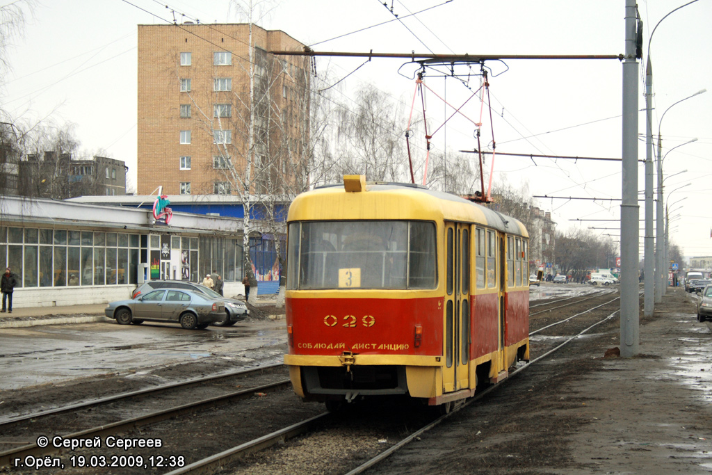 Орёл, Tatra T3SU № 029
